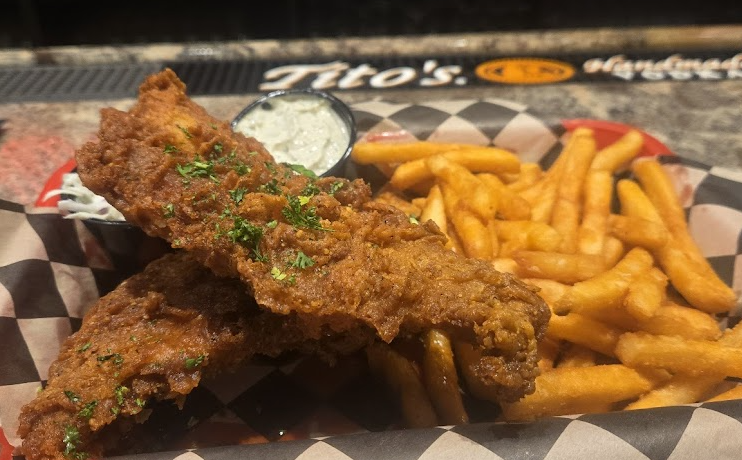 Goodland Pour House signature dishes Famous OriginalThe ElwoodFish & Chips